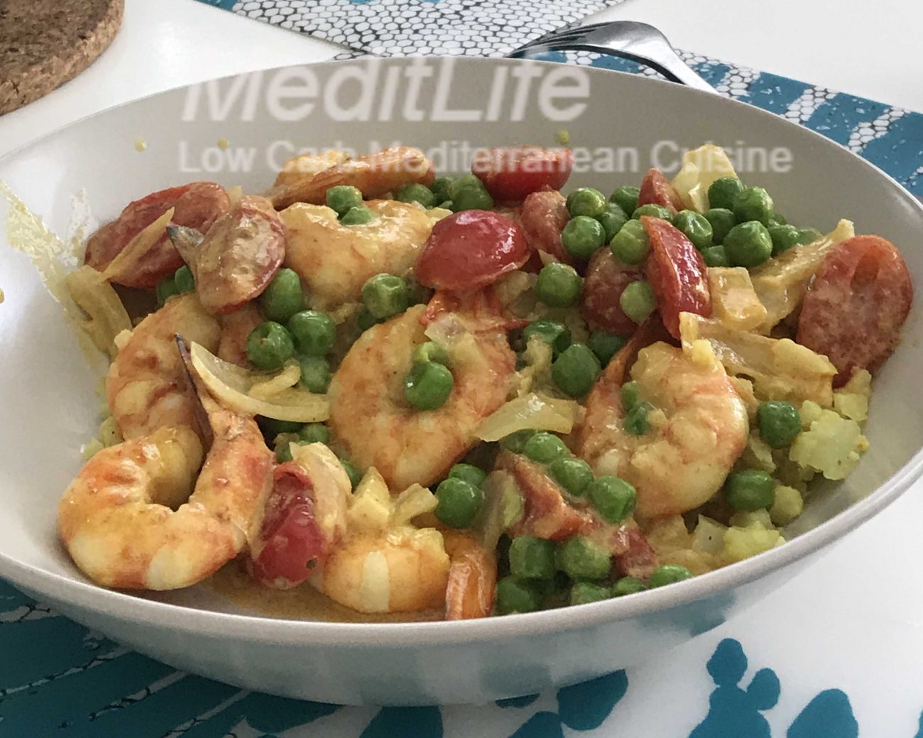 Yellow Curry With Shrimp - Low Carb Mediterranean Diet Recipes - 1300 x 1039 jpeg 193kB